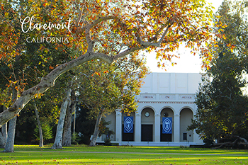 Postcard Bridges Auditorium in Claremont CA 