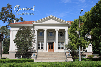 Postcard Carnegie Library Claremont - The Claremont Colleges