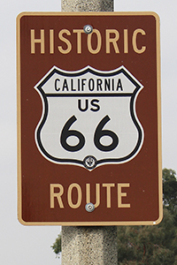 Route 66 Claremont CA sign